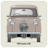 Austin A30 4 door saloon 1953 version Coaster 2